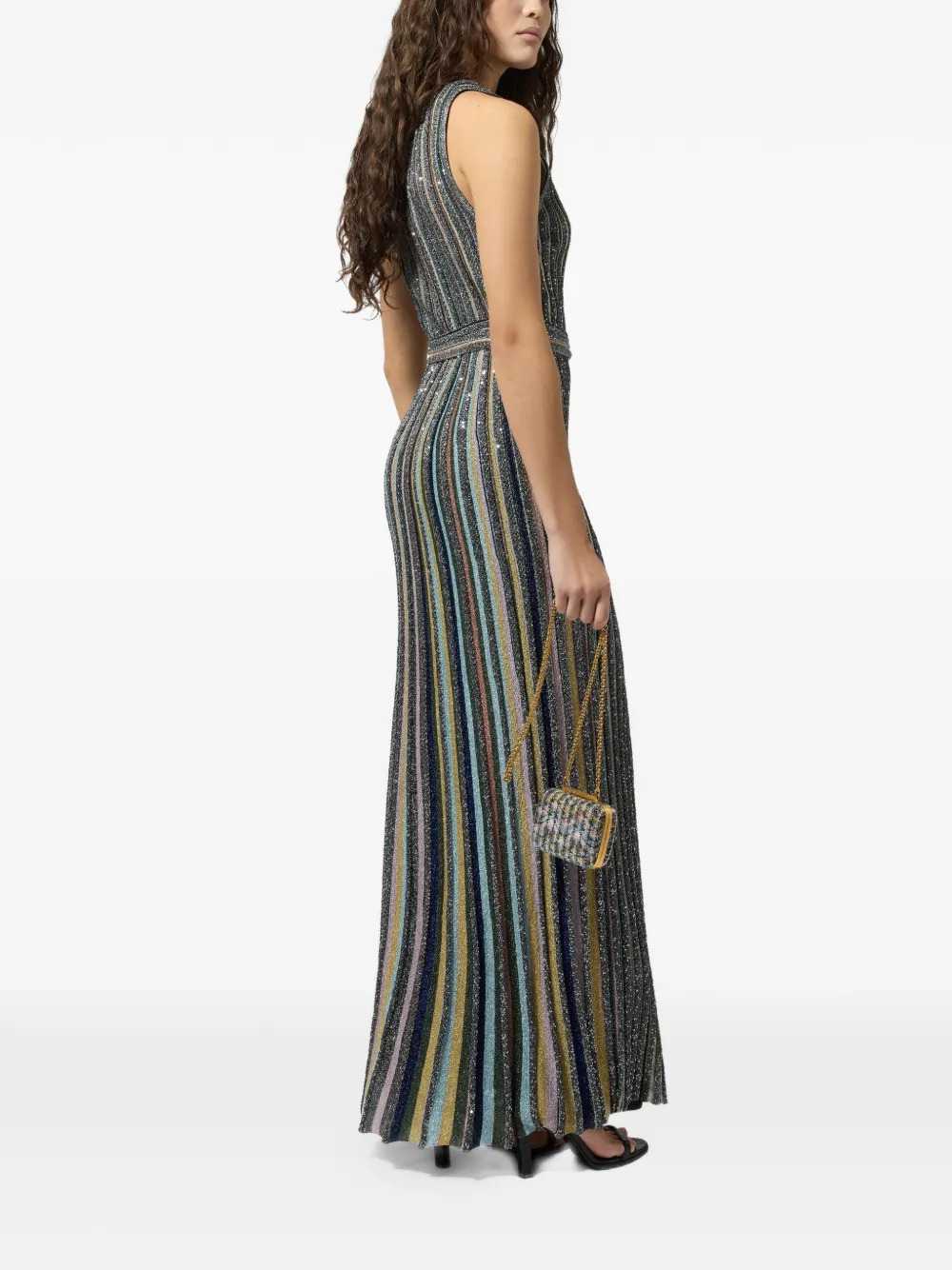 Missoni Women Striped Sequin Maxi Dress MISSONI