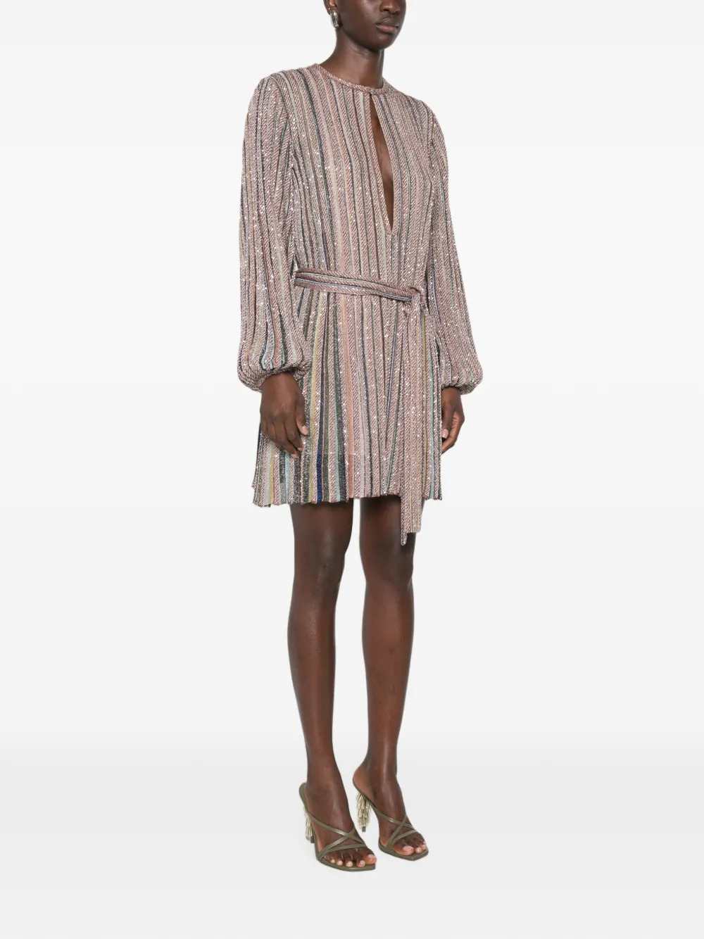 Missoni Women Striped Sequin Mini Dress MISSONI