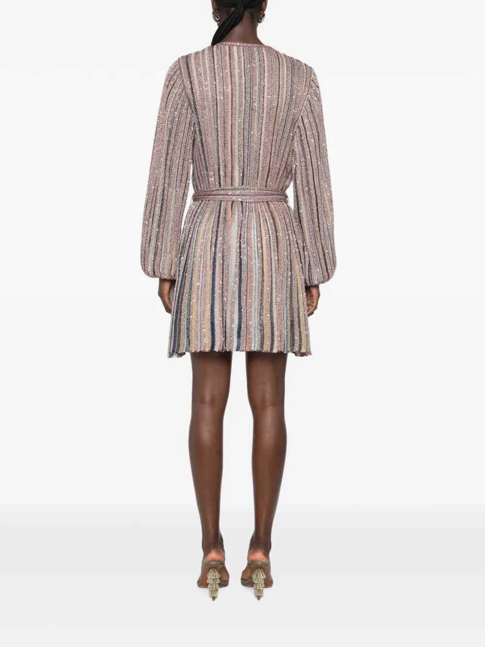 Missoni Women Striped Sequin Mini Dress MISSONI