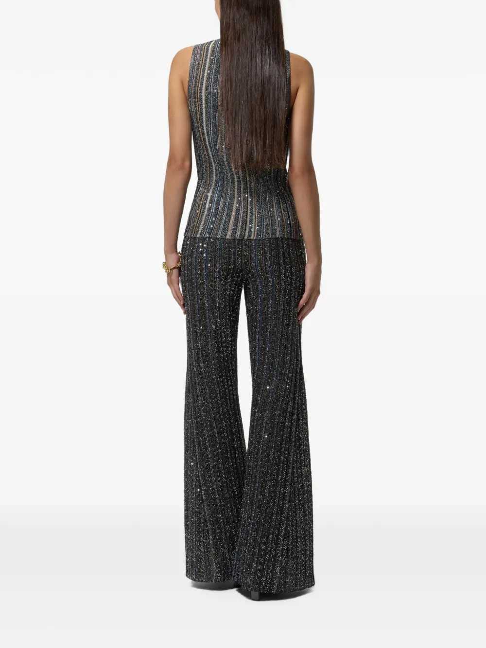 Missoni Women Sequin-Striped Trousers MISSONI
