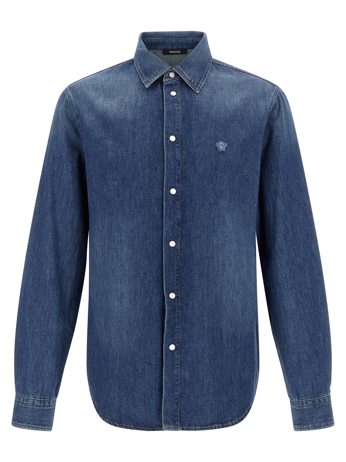 Versace Men 'Medusa' Patch Shirt VERSACE