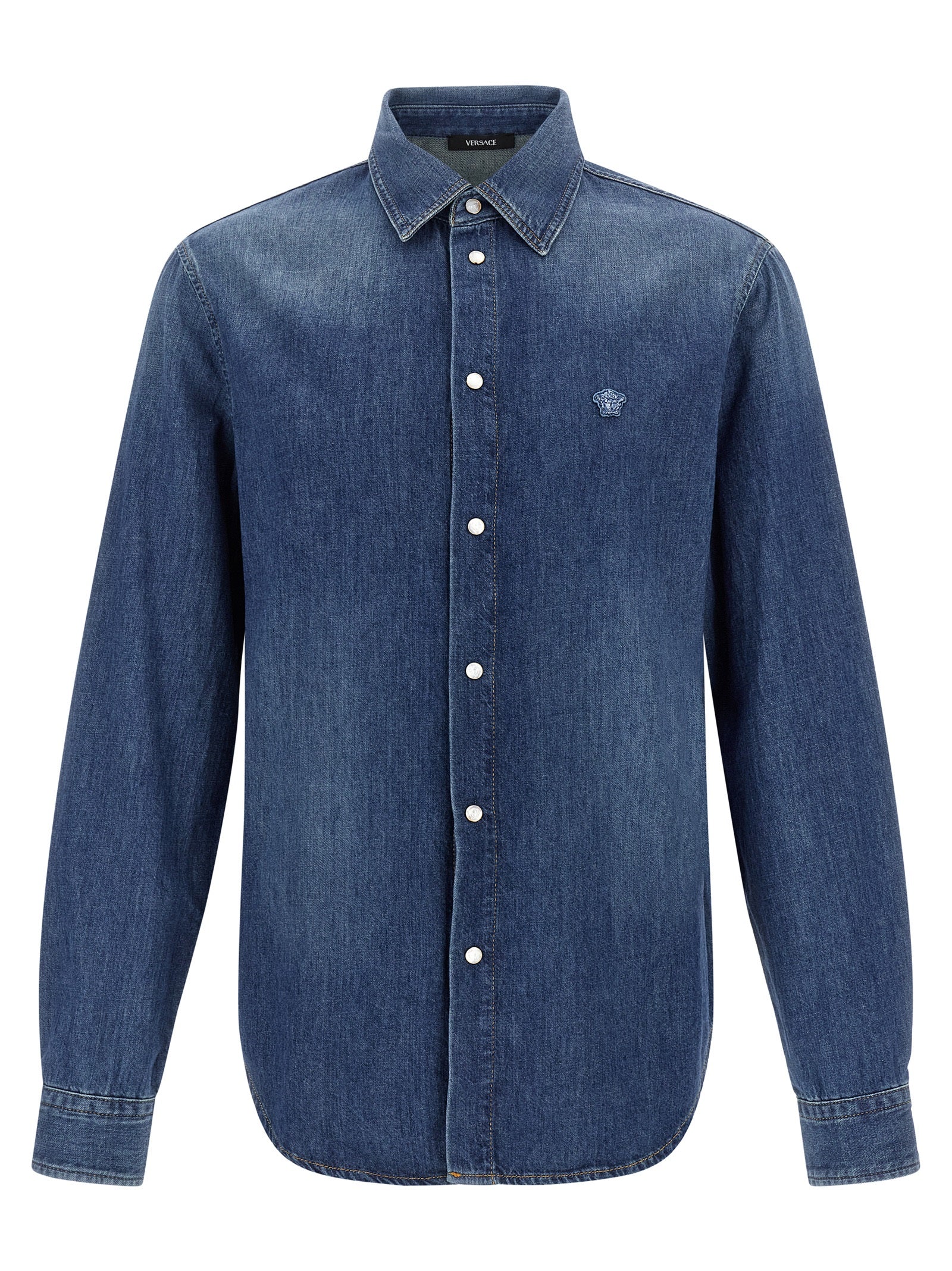 Versace Men 'Medusa' Patch Shirt VERSACE