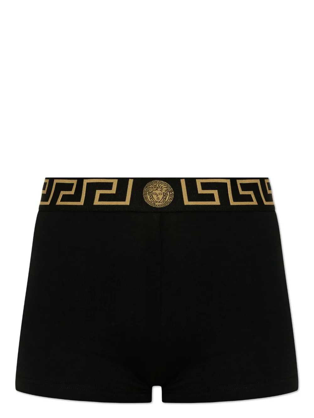 Versace Women High-Waisted Boxers With Greek Print VERSACE