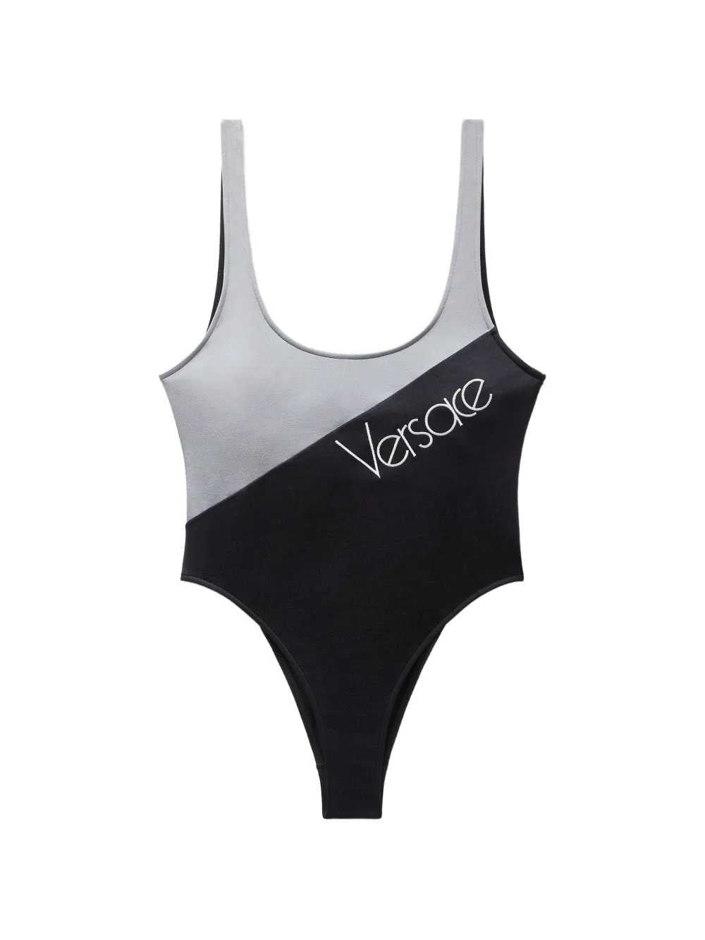 Versace Women Embroidered Logo One-Piece Swimsuit VERSACE