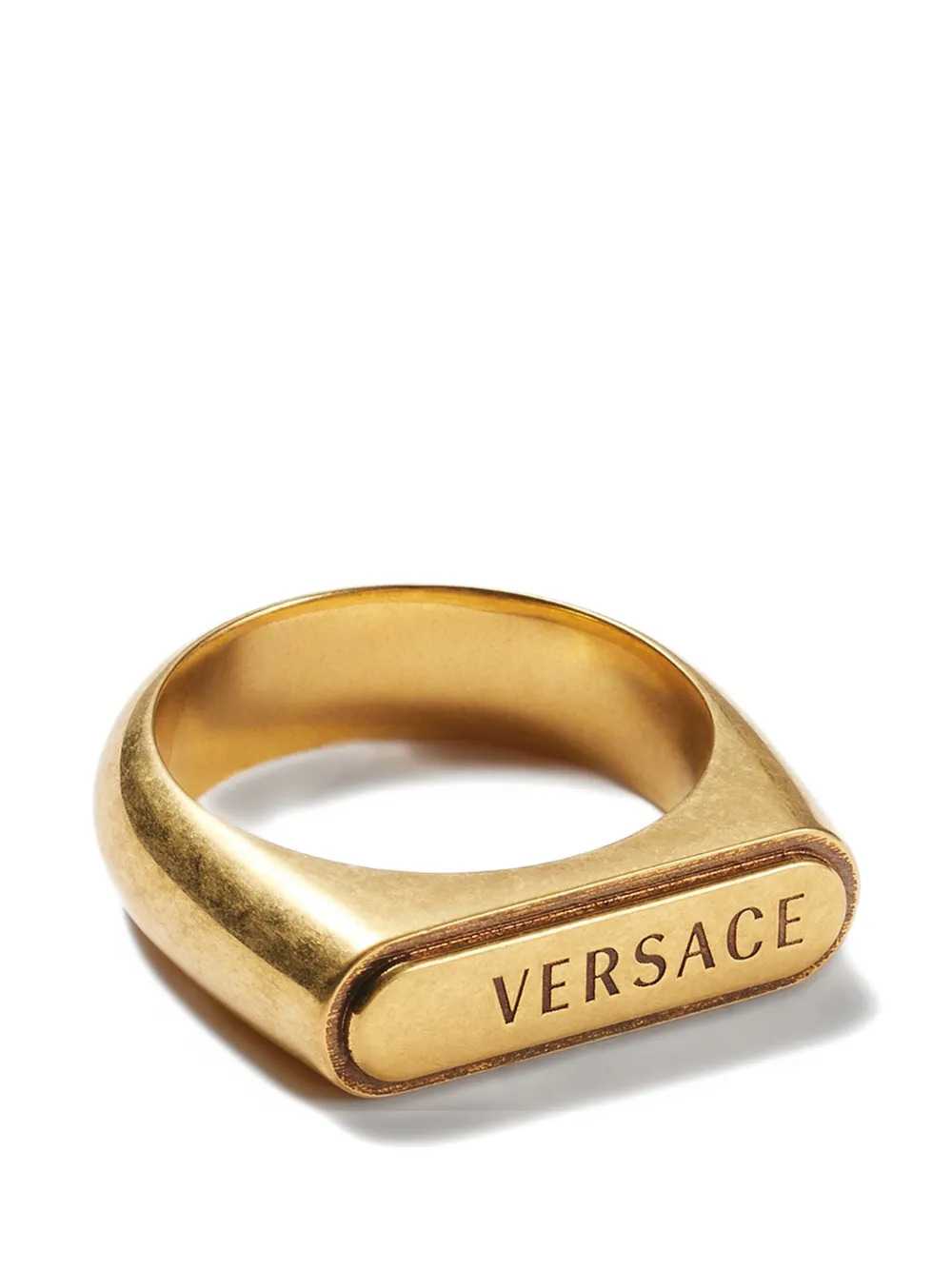Versace Women Logo-Tag Ring VERSACE