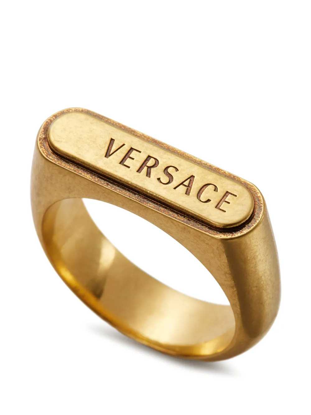 Versace Women Logo-Tag Ring VERSACE