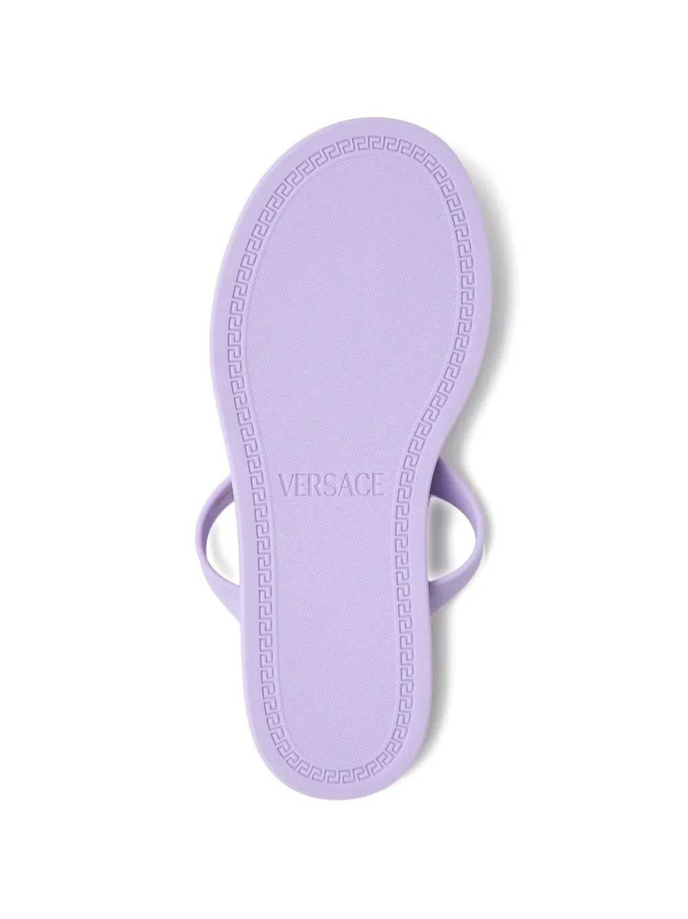Versace Women Alia Rubber Flat Sandals VERSACE