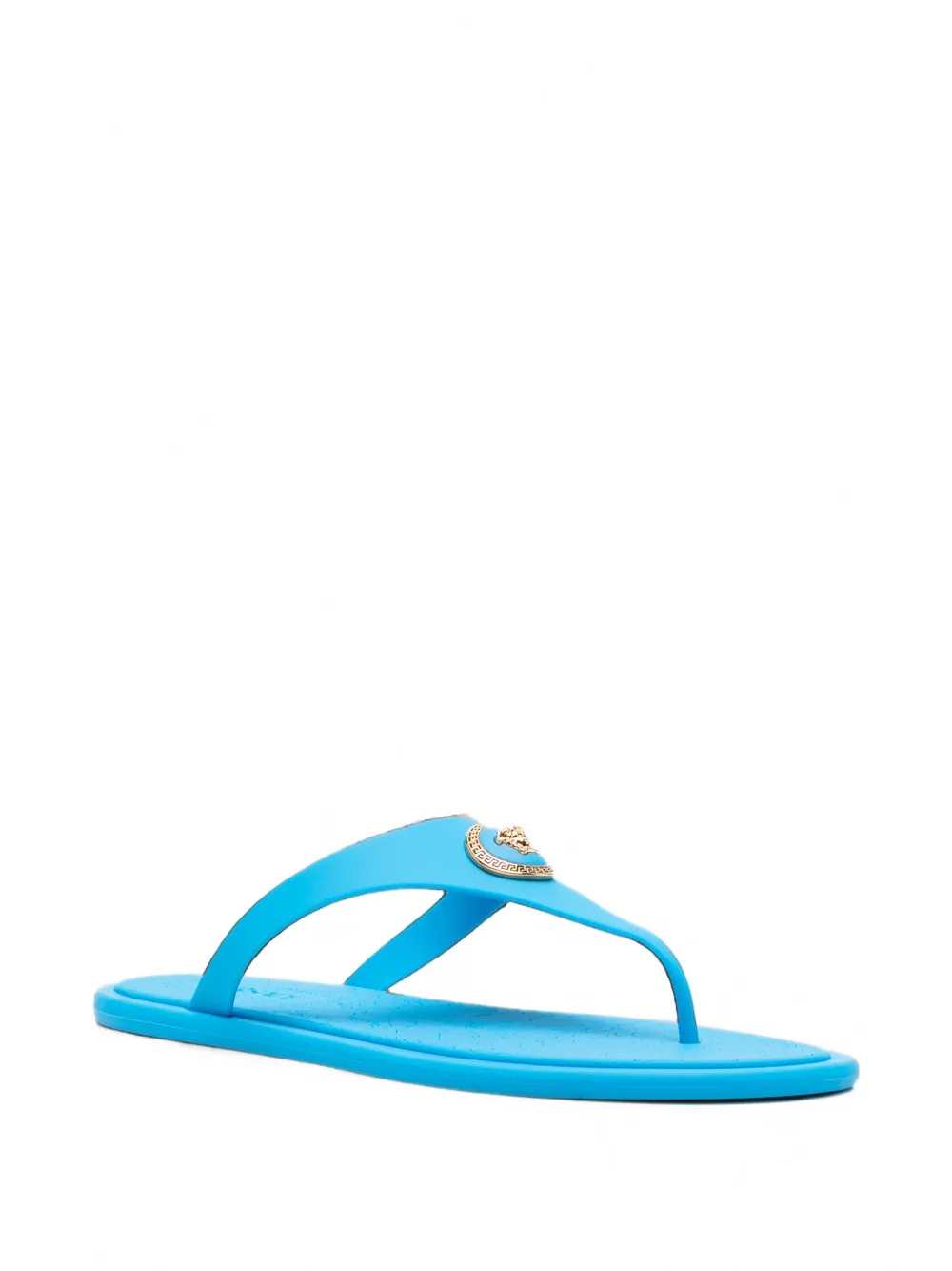 Versace Women Medusa-Plaque Thong Sandals VERSACE