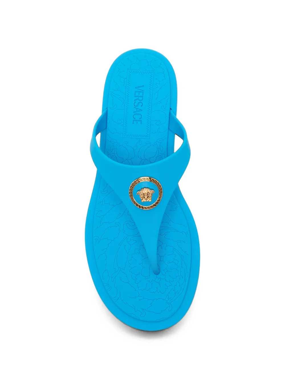 Versace Women Medusa-Plaque Thong Sandals VERSACE