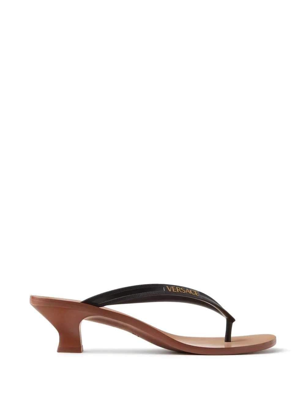 Versace Women Sophie 40 Mm Rubber Thong Sandals VERSACE