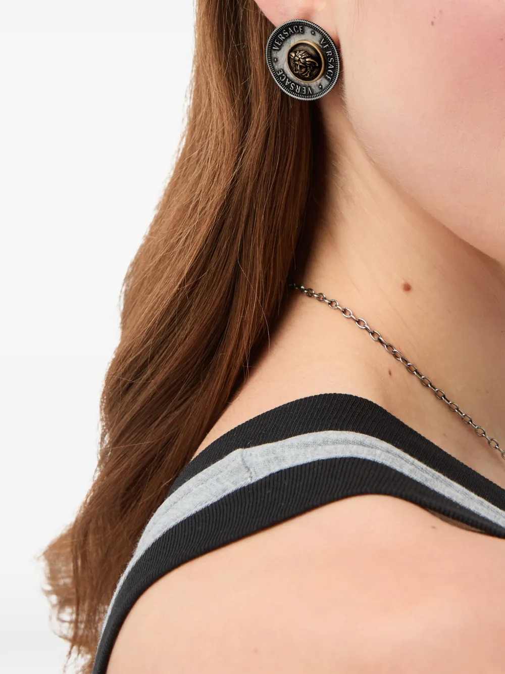 Versace Women Icon Coins Earrings VERSACE