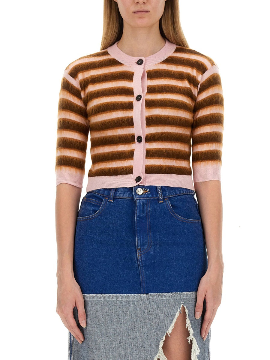 Marni Women Cardigan With Stripe Pattern MARNI