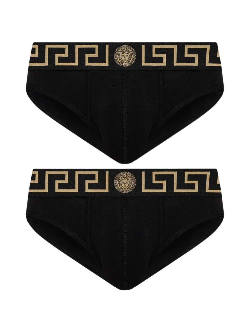 Versace Men Greca Medusa Briefs (Two-Pack) VERSACE