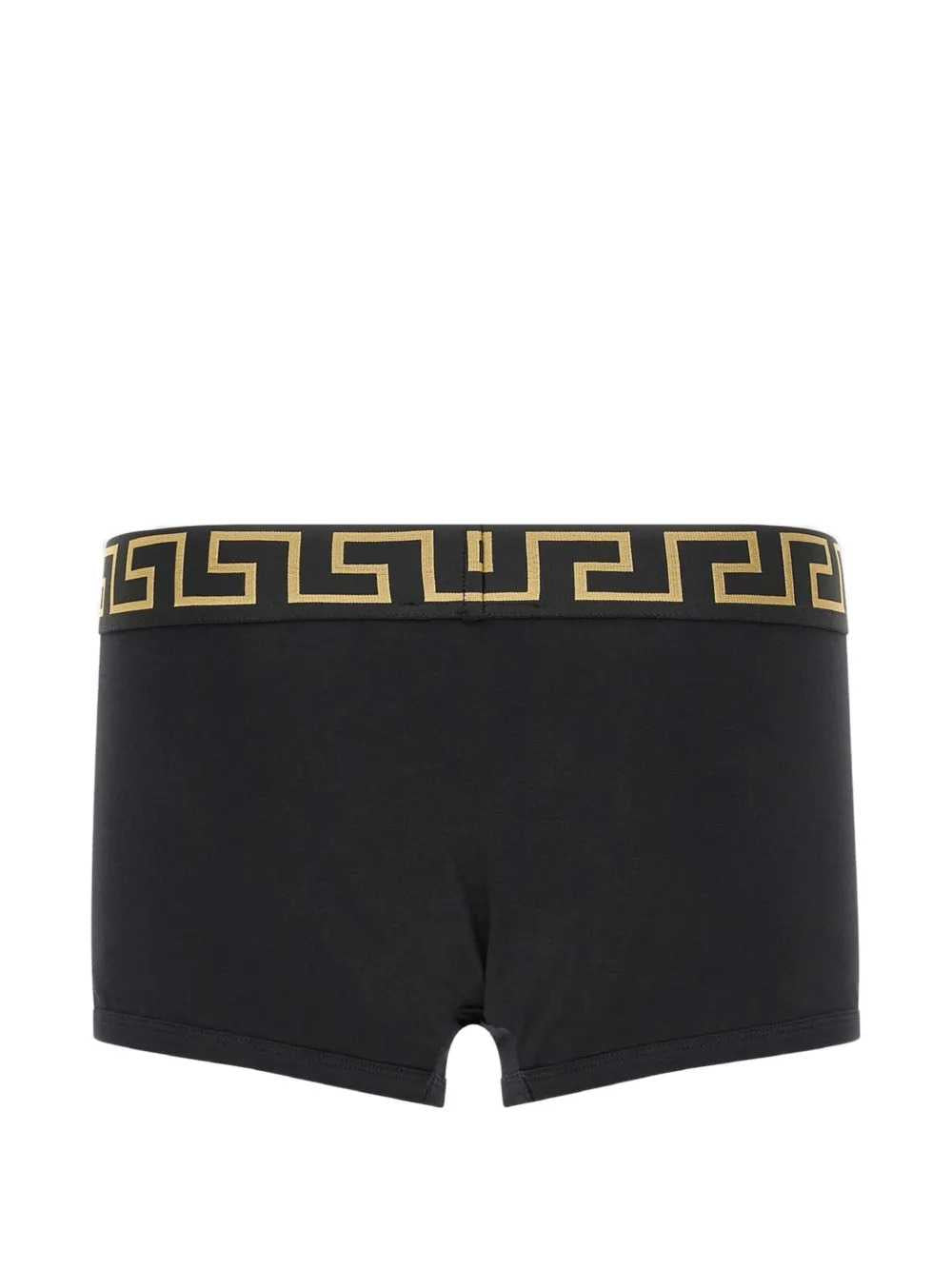 Versace Men Two-Pack Of Bi-Stretch Organic Cotton Boxers With Gold Logo VERSACE