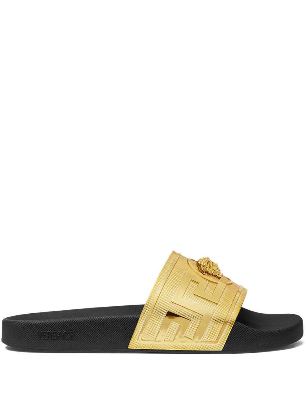 Versace Men La Medusa Rubber Slides VERSACE