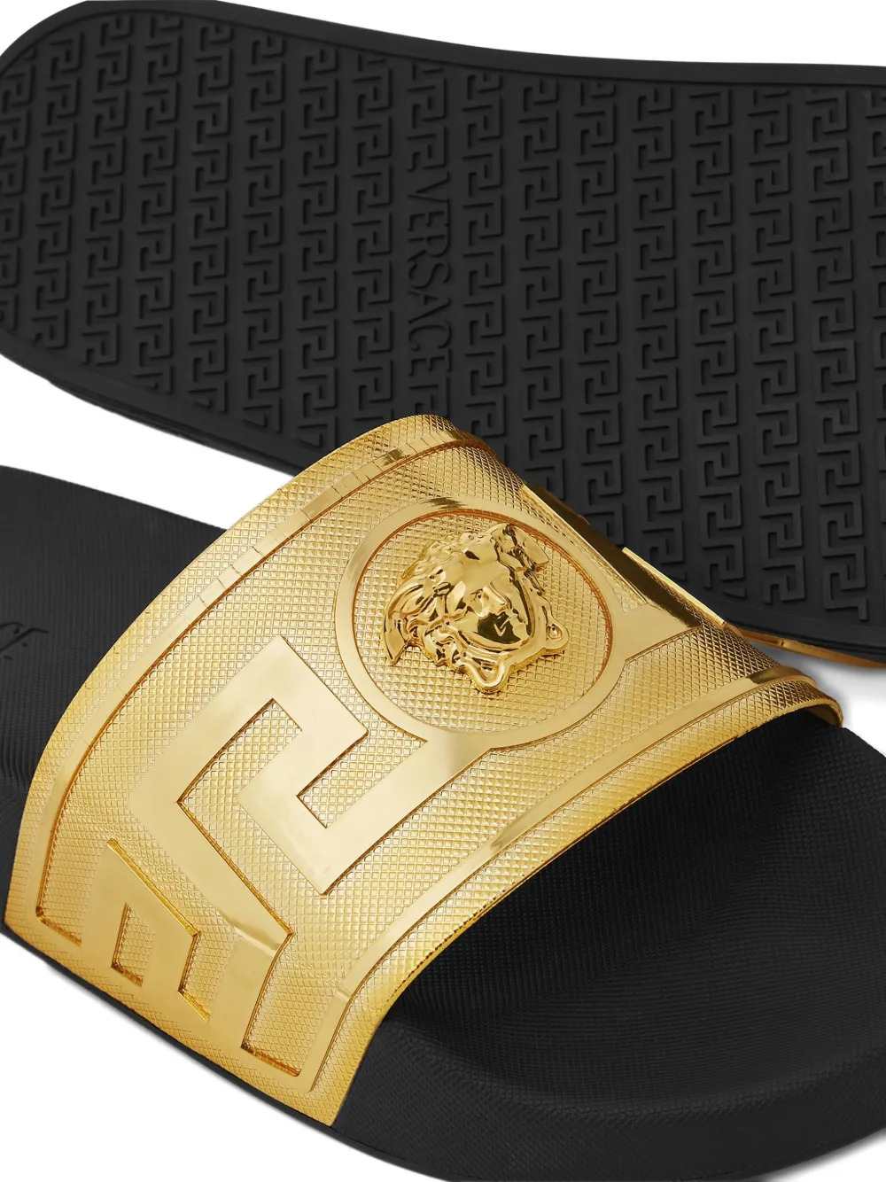 Versace Men La Medusa Rubber Slides VERSACE