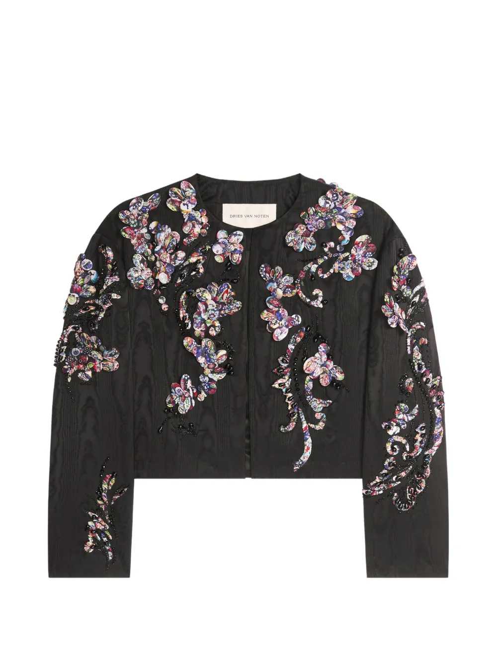 Dries Van Noten Women Embroidered Moiré Jacket DRIES VAN NOTEN