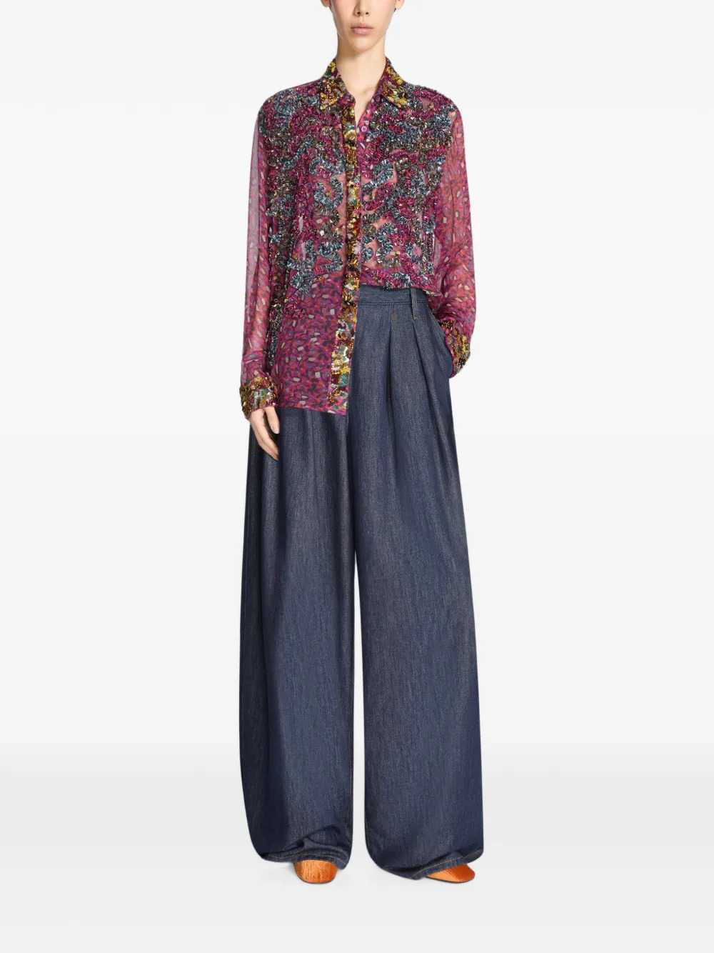 Dries Van Noten Women Embroidered Shirt DRIES VAN NOTEN