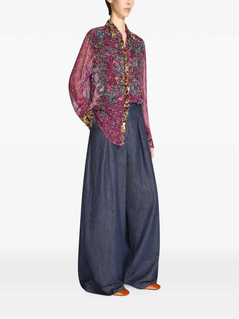 Dries Van Noten Women Embroidered Shirt DRIES VAN NOTEN