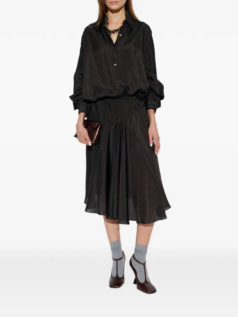 Dries Van Noten Women Sibanna 4284 W.W. Skirt Dbrn DRIES VAN NOTEN