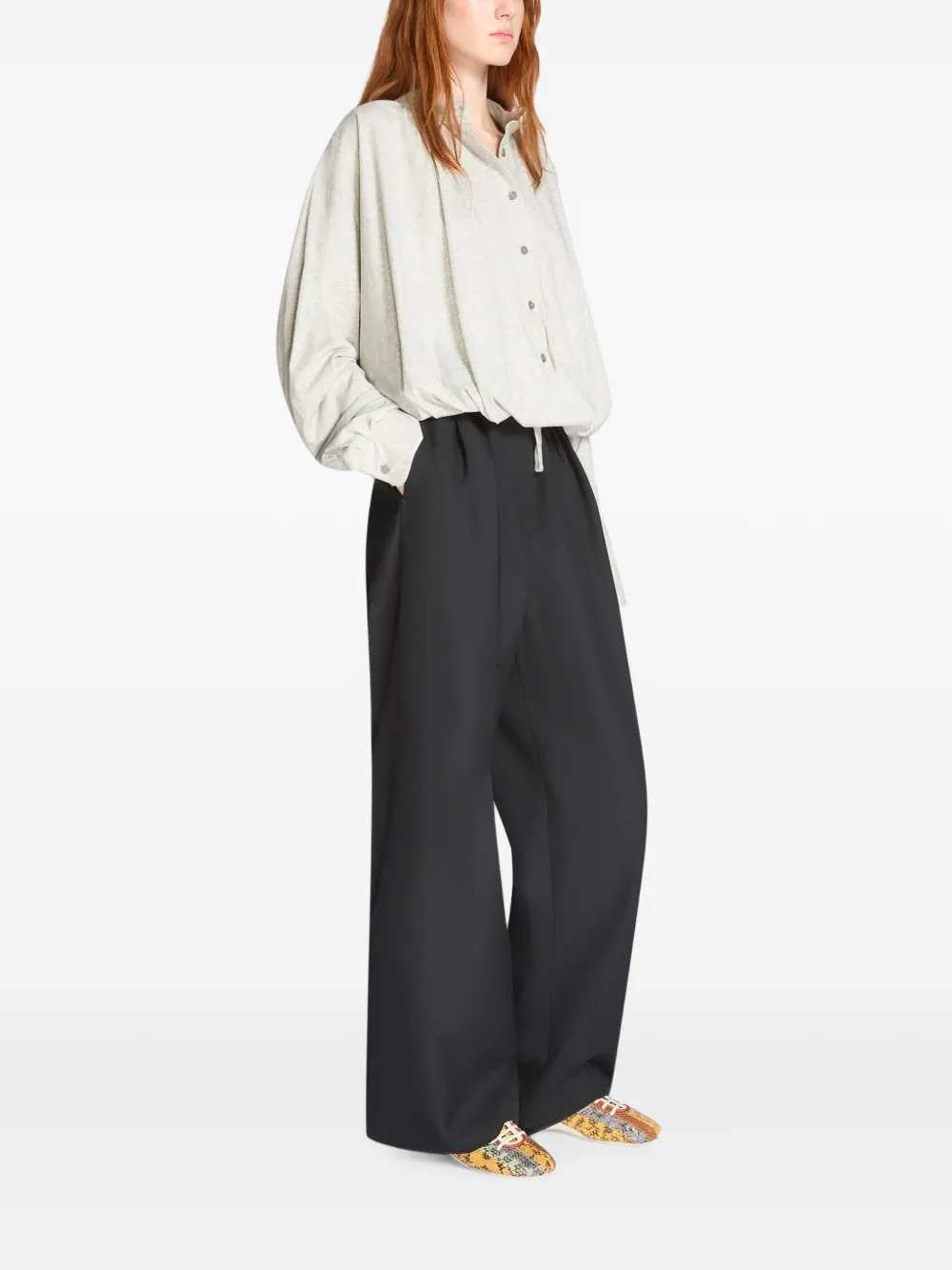 Dries Van Noten Women Belted Pleated Trousers DRIES VAN NOTEN