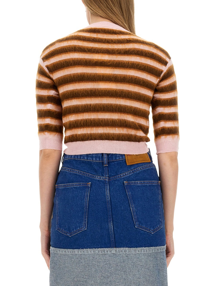 Marni Women Cardigan With Stripe Pattern MARNI