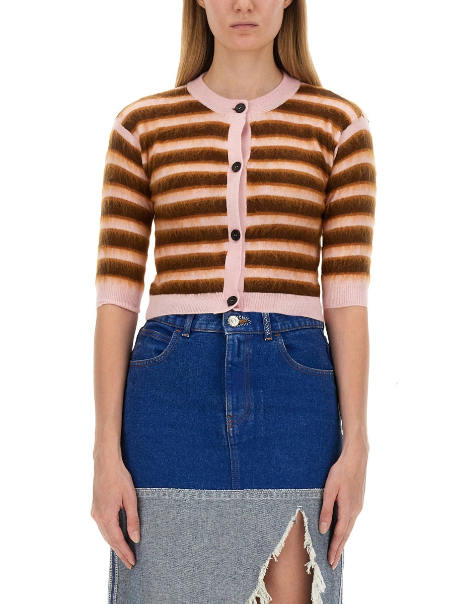 Marni Women Cardigan With Stripe Pattern MARNI