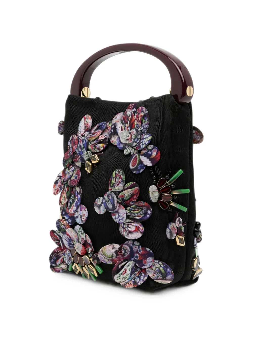 Dries Van Noten Women Bw262-Crisp705-900Emb Wl.Bag Black DRIES VAN NOTEN