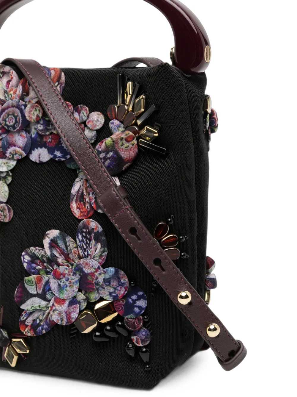 Dries Van Noten Women Bw262-Crisp705-900Emb Wl.Bag Black DRIES VAN NOTEN