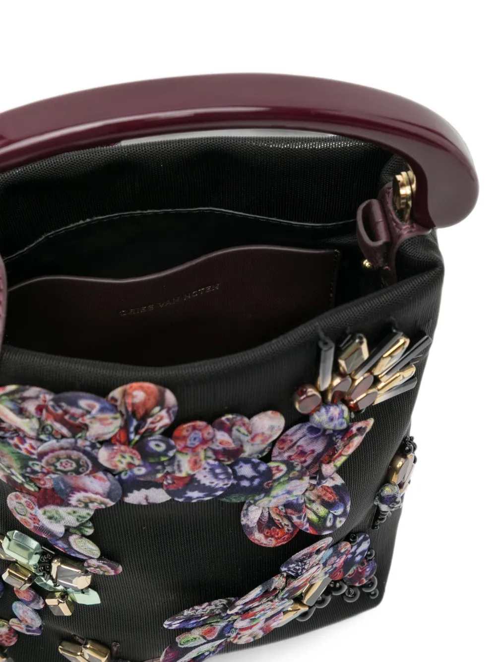 Dries Van Noten Women Bw262-Crisp705-900Emb Wl.Bag Black DRIES VAN NOTEN