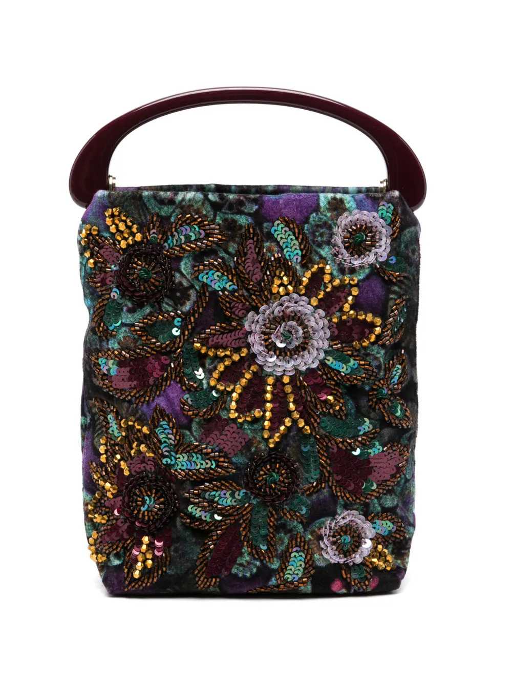 Dries Van Noten Women Bw262-Crisp705-4300Emb Wl.Bag Pur DRIES VAN NOTEN