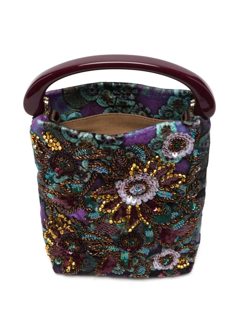 Dries Van Noten Women Bw262-Crisp705-4300Emb Wl.Bag Pur DRIES VAN NOTEN