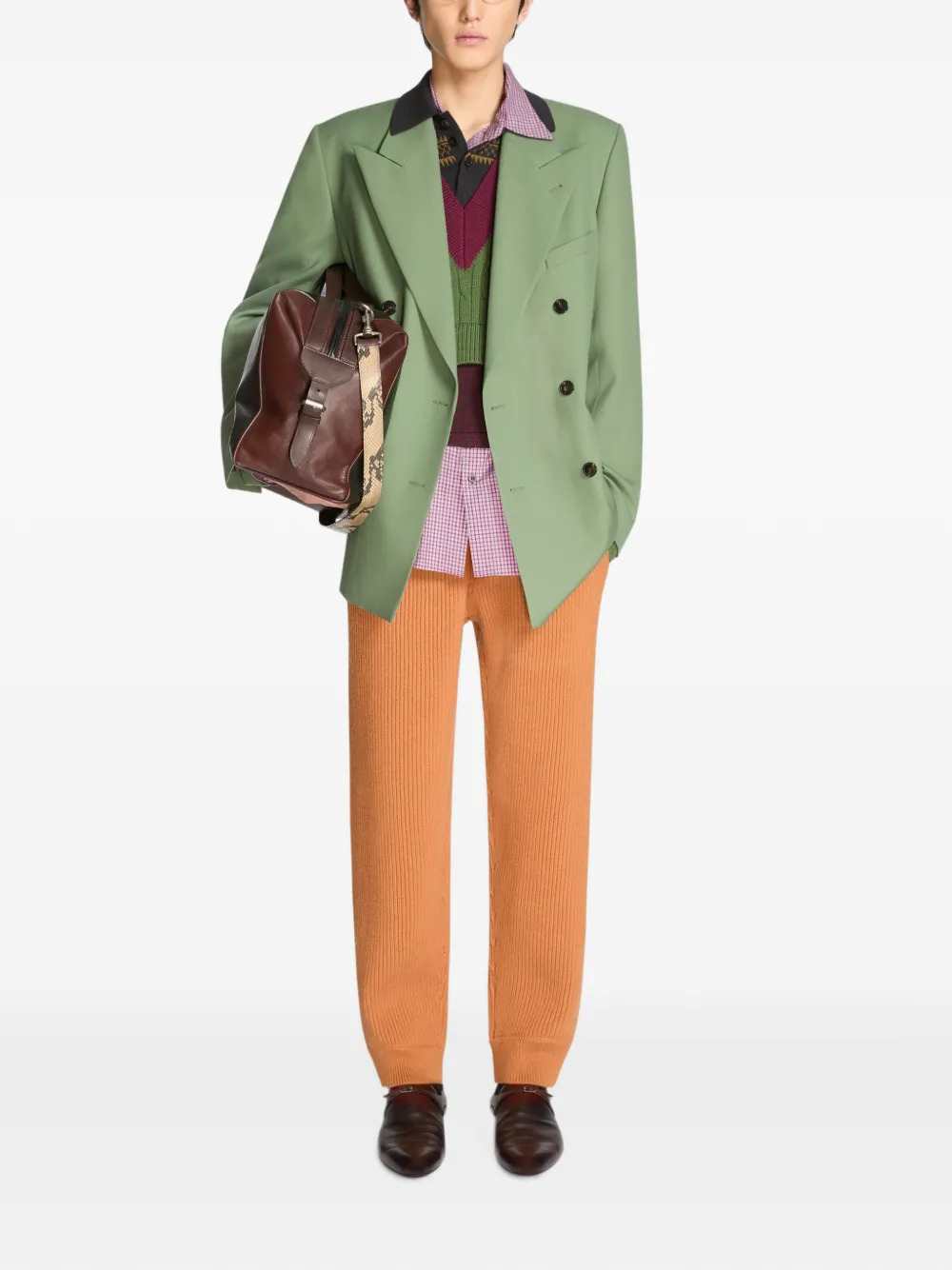 Dries Van Noten Men Oversized Wool Blazer DRIES VAN NOTEN