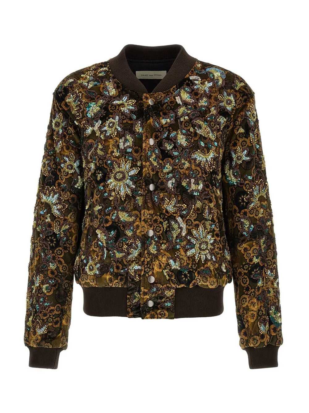 Dries Van Noten Men Dries Van Noten Valtor Embellished Bomber Jacket DRIES VAN NOTEN