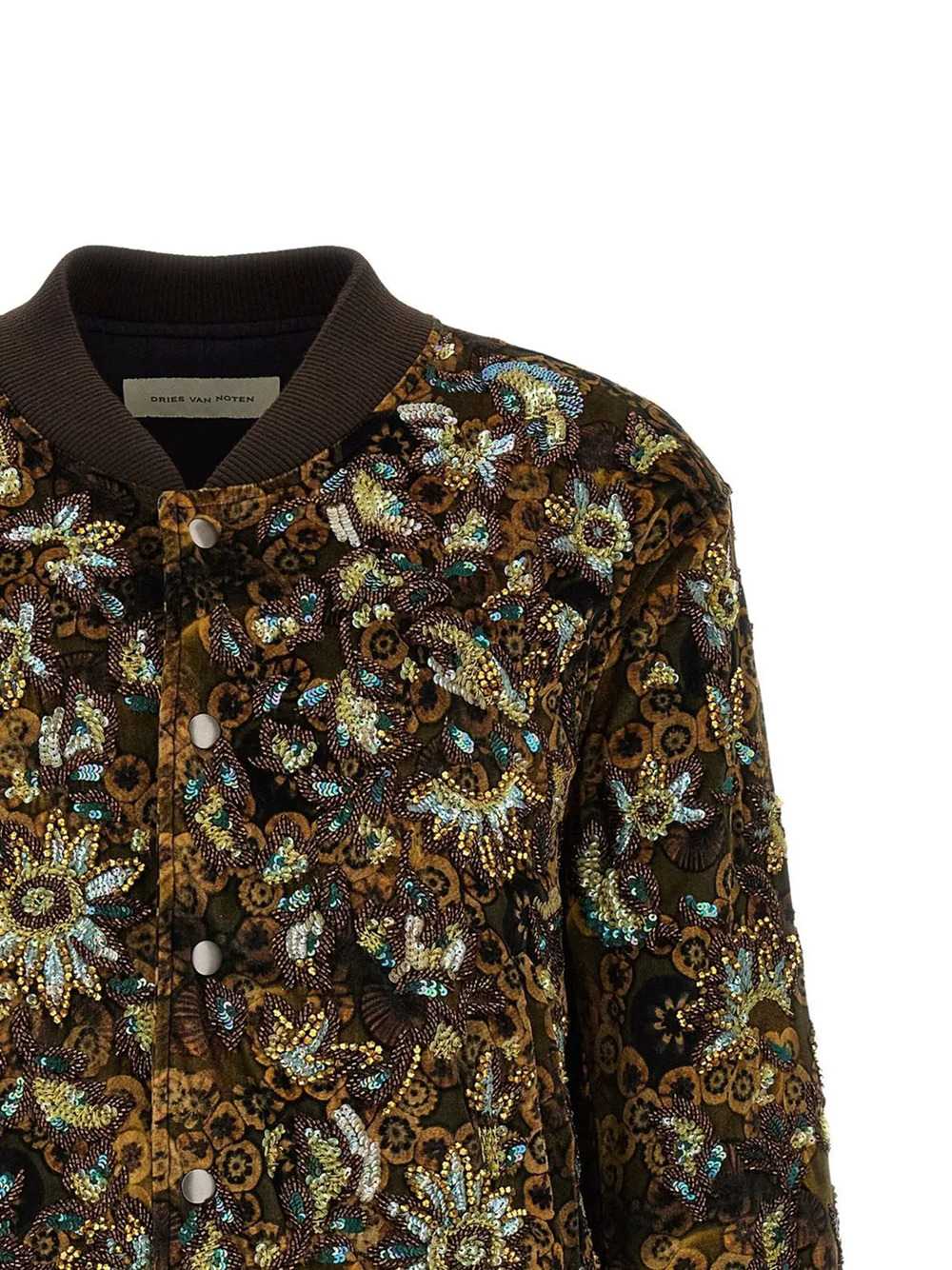 Dries Van Noten Men Dries Van Noten Valtor Embellished Bomber Jacket DRIES VAN NOTEN
