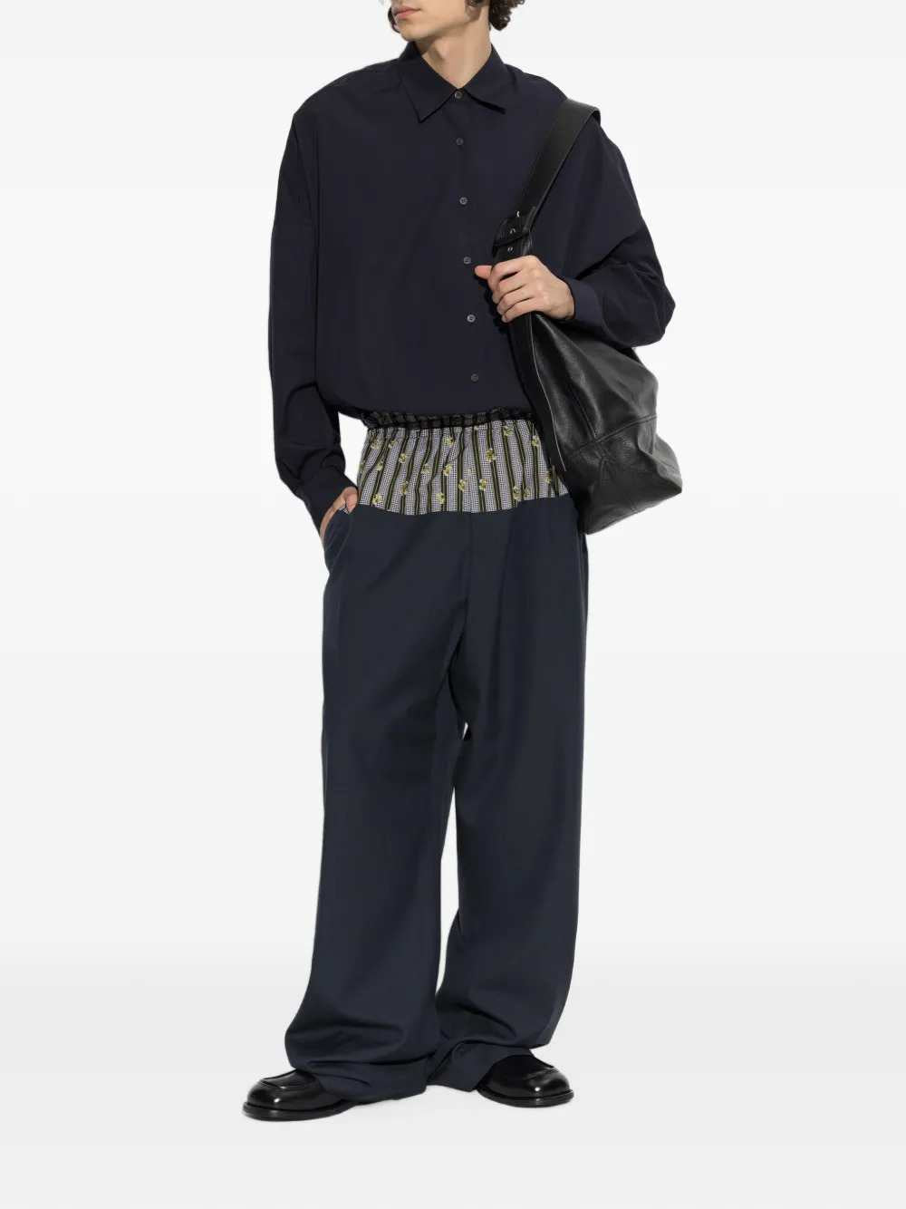 Dries Van Noten Men Pablo 4265 M.W.Pants Nav DRIES VAN NOTEN