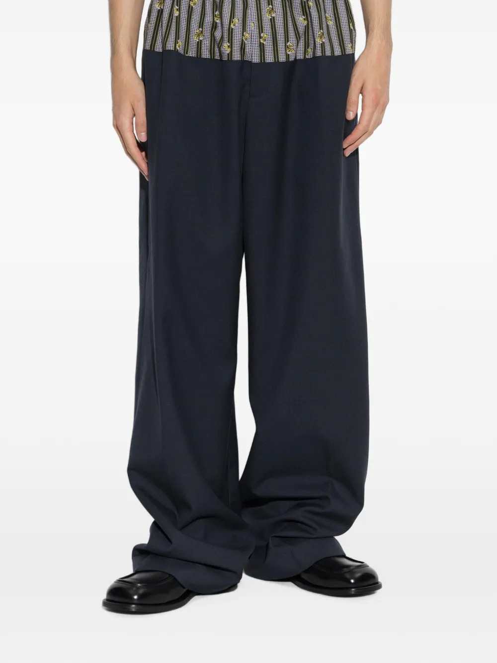 Dries Van Noten Men Pablo 4265 M.W.Pants Nav DRIES VAN NOTEN
