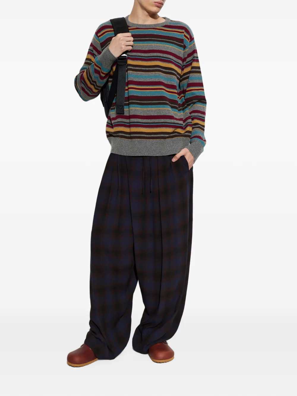 Dries Van Noten Men Paroni 4133 M.W. Pants - Brown DRIES VAN NOTEN