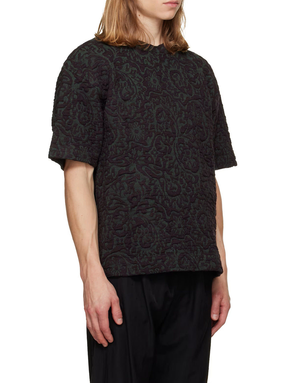 Dries Van Noten Men Huso Tris 4041 M.K.Ss.T-Shirt Bur DRIES VAN NOTEN