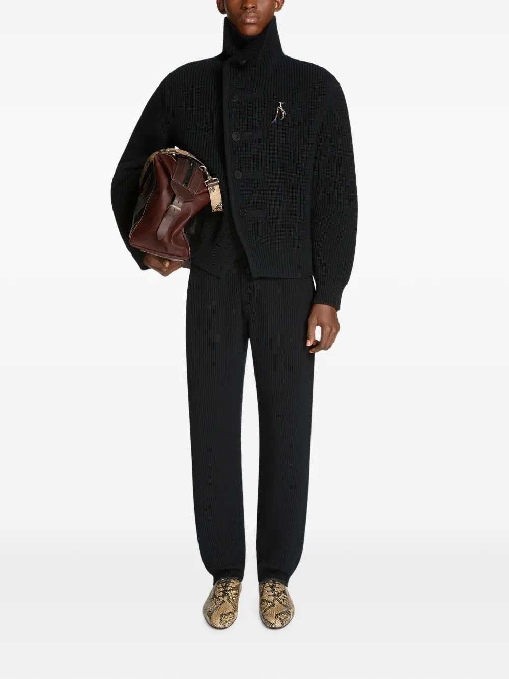 Dries Van Noten Men Chunky Wool Cardigan DRIES VAN NOTEN
