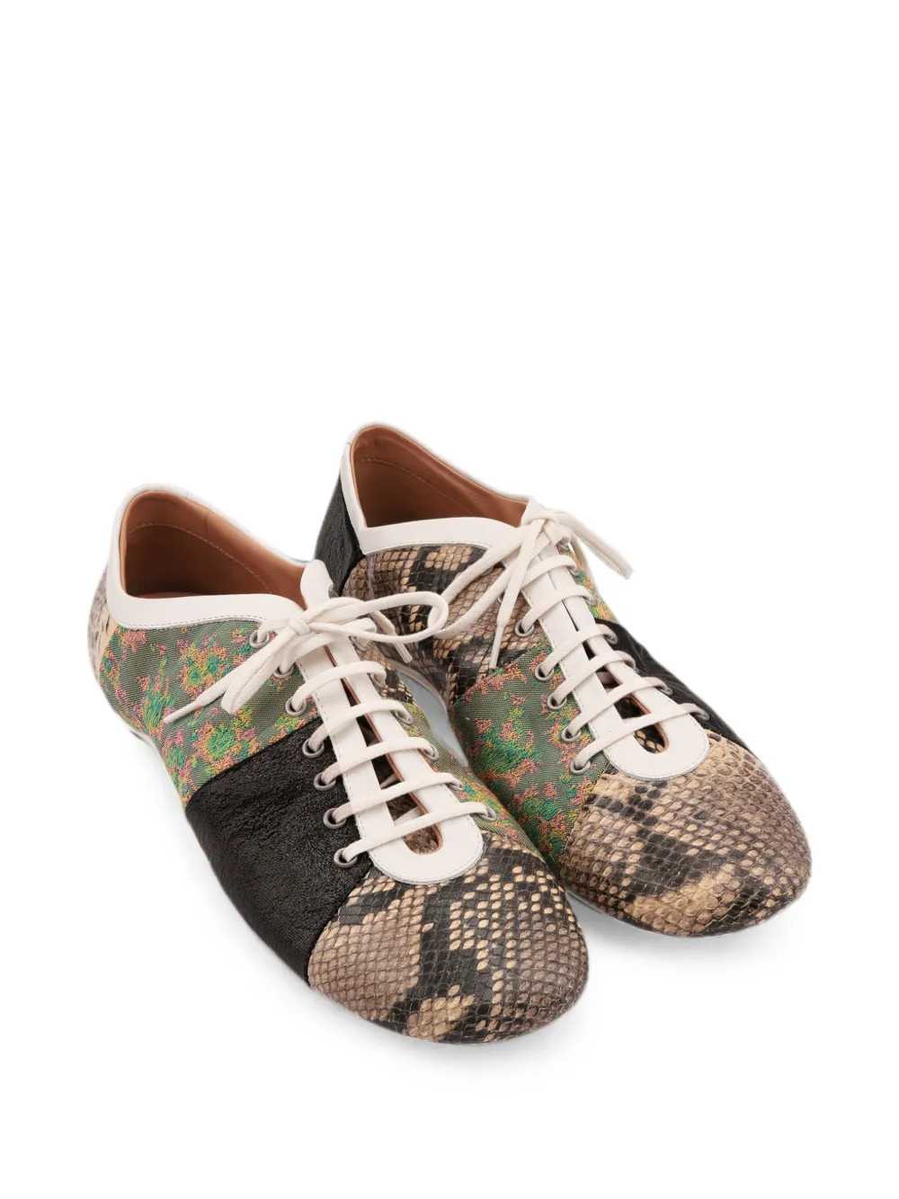 Dries Van Noten Men Patchwork Ballet-Style Sneakers DRIES VAN NOTEN