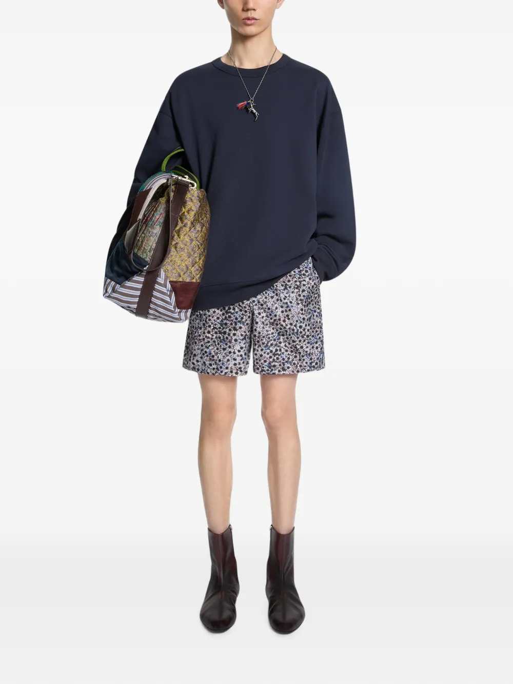 Dries Van Noten Men Leather Sock Boots DRIES VAN NOTEN