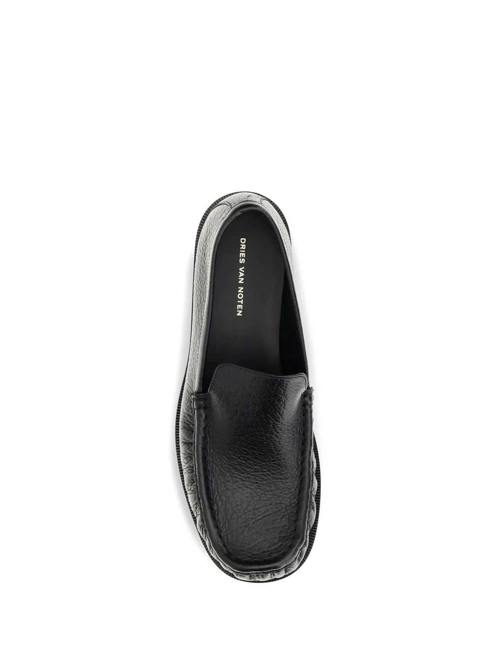 Dries Van Noten Men Dries Van Noten Men`S Black Leather Loafers DRIES VAN NOTEN