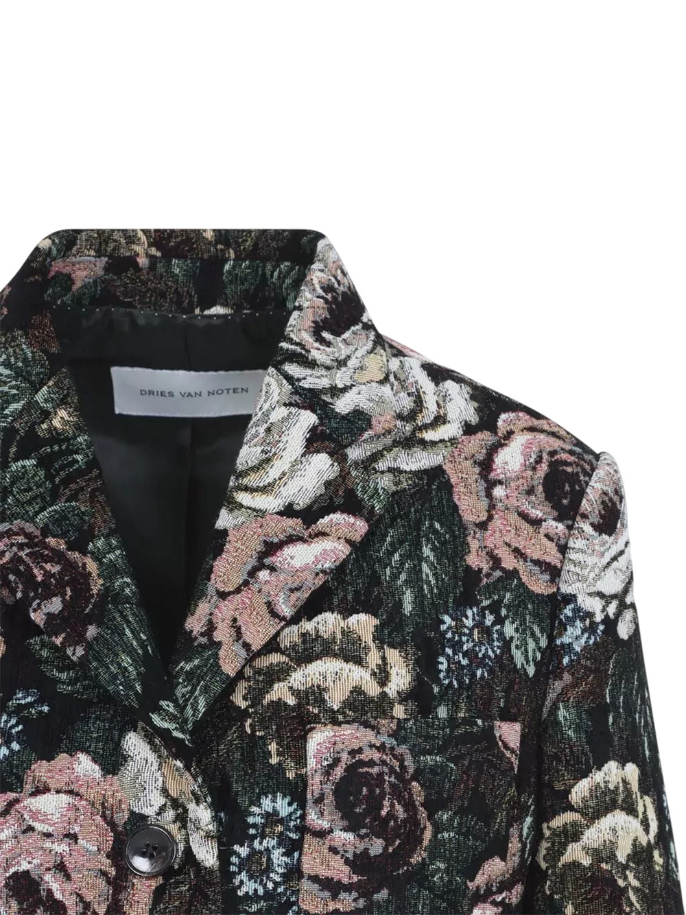 Dries Van Noten Women Single-Breasted Jacquard Coat DRIES VAN NOTEN