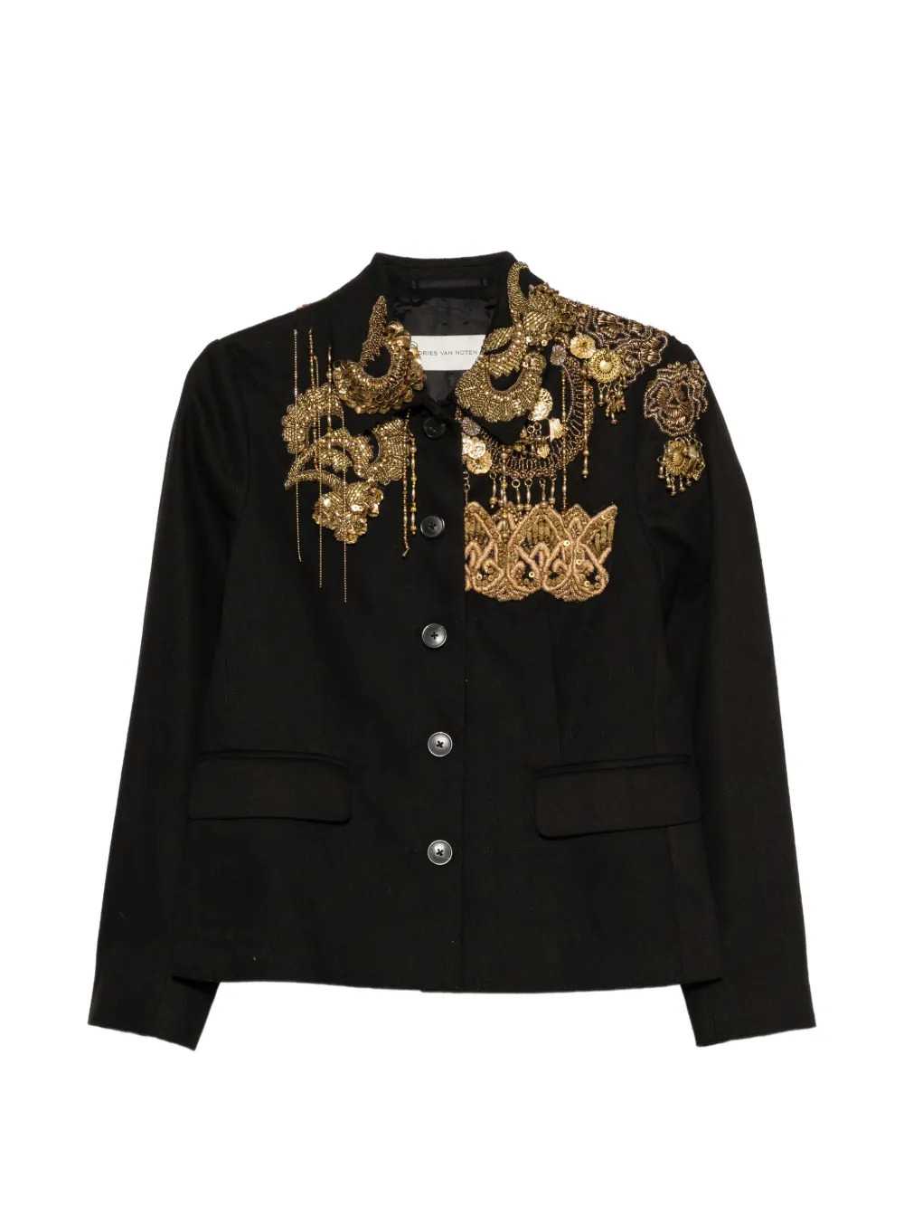 Dries Van Noten Women Bettsy Emb 4444 W.W. Jacket Black DRIES VAN NOTEN