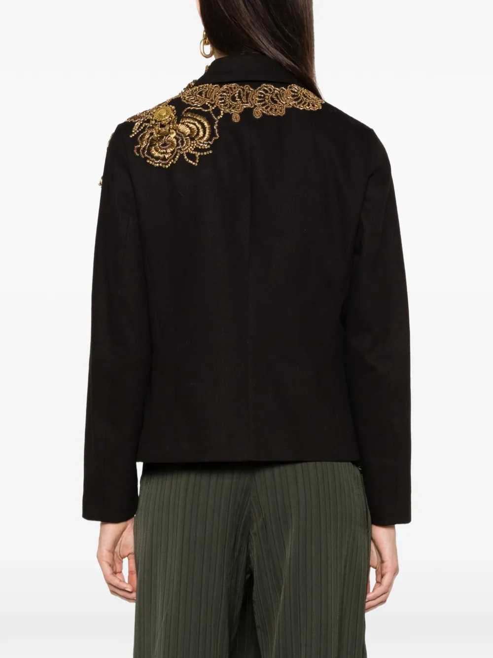 Dries Van Noten Women Bettsy Emb 4444 W.W. Jacket Black DRIES VAN NOTEN