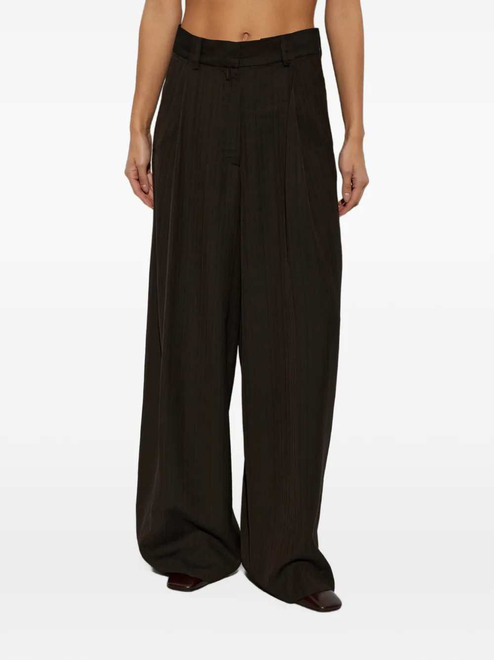 Dries Van Noten Women Podium 4066 W.W. Pants Brn DRIES VAN NOTEN