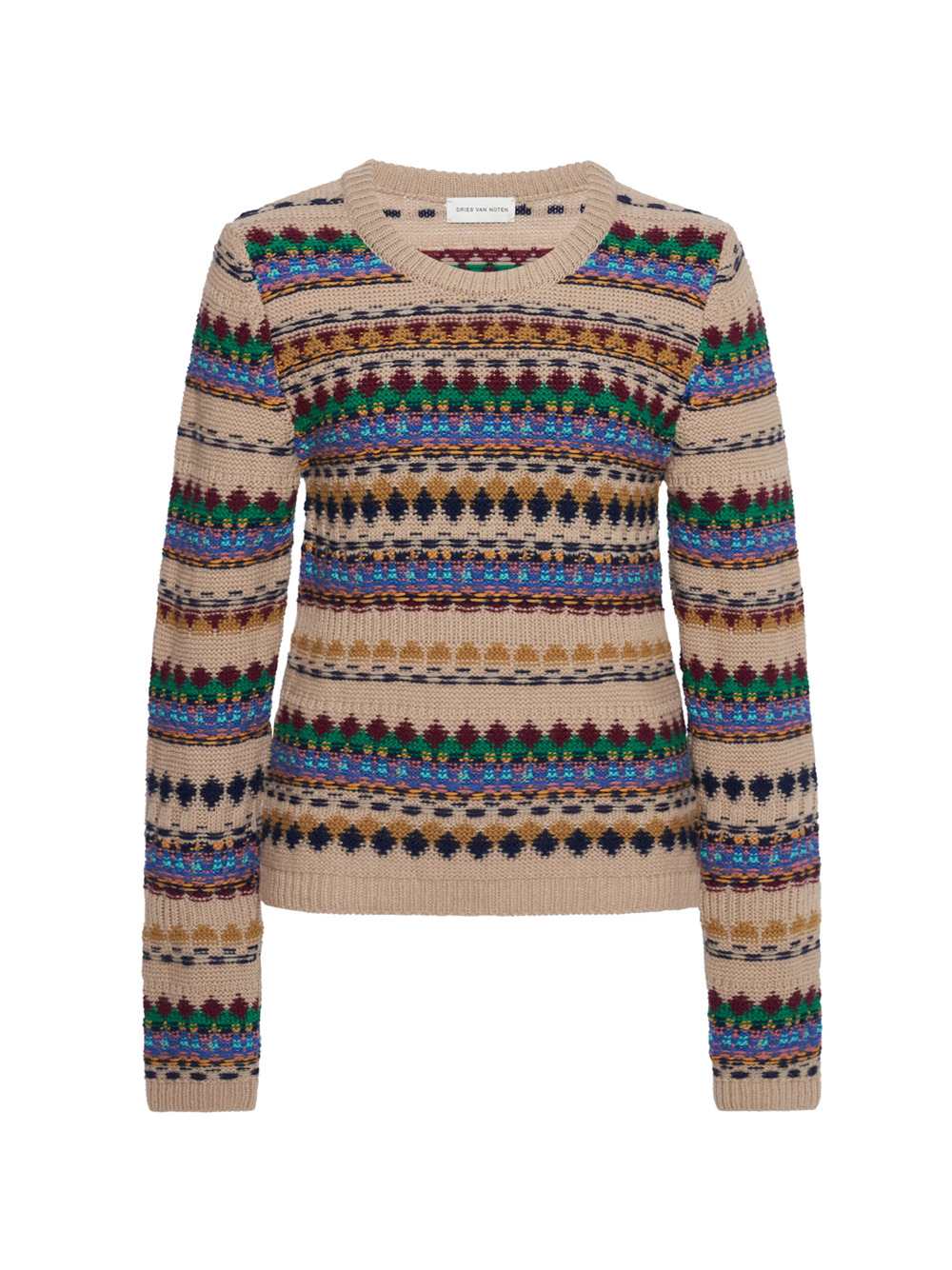 Dries Van Noten Women Dries Van Noten Jacquard Sweater DRIES VAN NOTEN