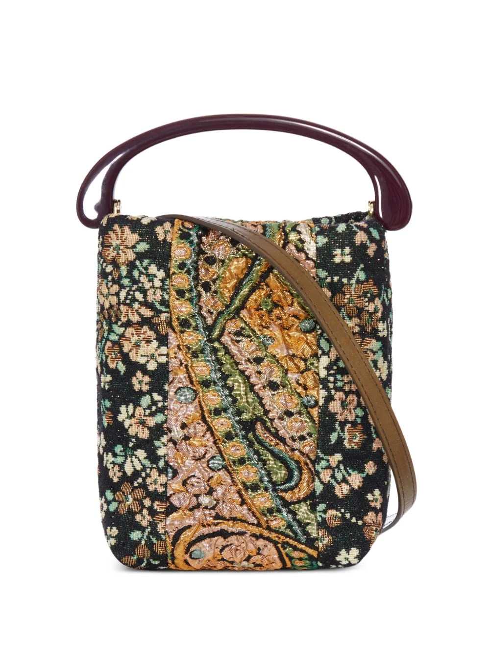 Dries Van Noten Women Crisp Micro Bag With Multicolored Floral Print DRIES VAN NOTEN