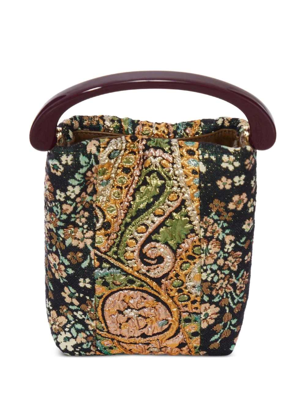 Dries Van Noten Women Crisp Micro Bag With Multicolored Floral Print DRIES VAN NOTEN